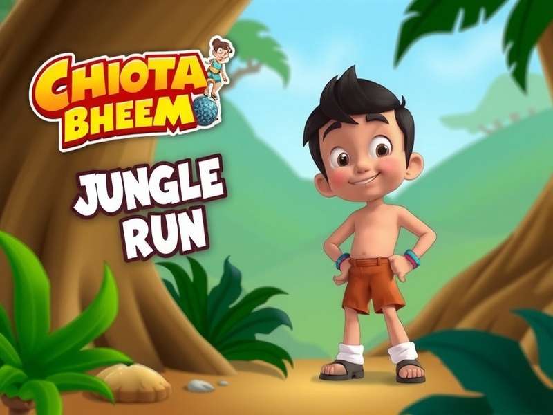 Chhota Bheem Running Through Jungle Chhota Bheem Jungle Run Main Character